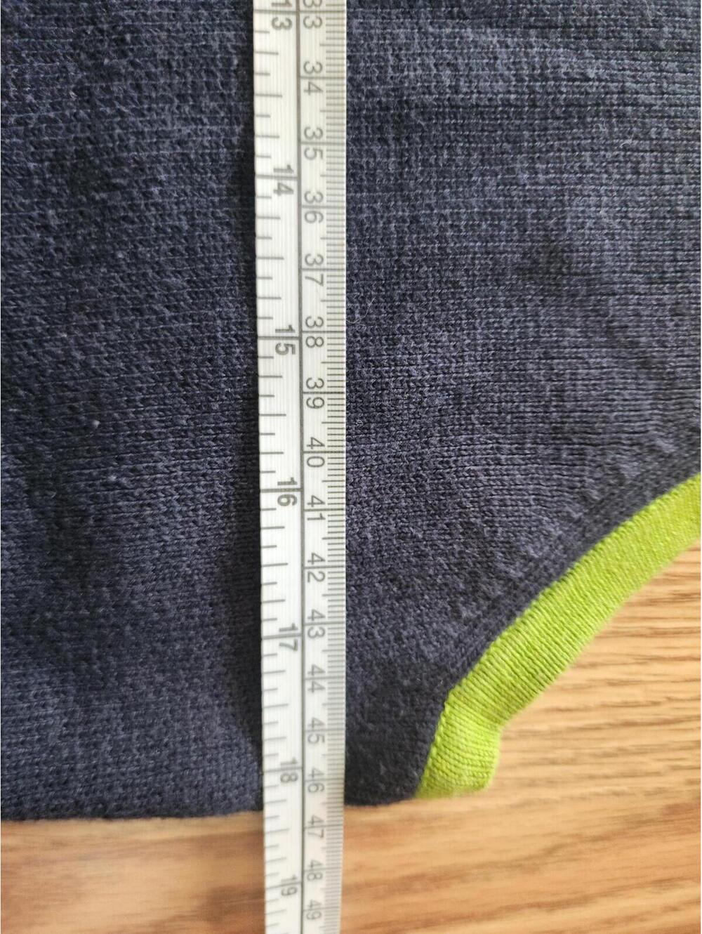 Vintage Bridgetown Collection Knit Sweater Vest Navy Blue Lime Green Trim Tank - Picture 6 of 8